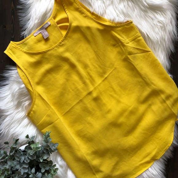 Forever 21 Tops - Forever 21 yellow Open back top size medium